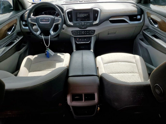 2019 GMC Terrain SLE with VIN 3GKALMEV4KL371695, listed as a Copart auction lot 63413825 with 75,437 mi miles and Salvage title. Bid and sale history available at DreamBid. Image 8.