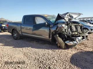 2021 Nissan Titan SV with VIN 1N6AA1EF5MN532371, listed as a Copart auction lot 83470584 with 32,852 mi miles and Salvage title. Bid and sale history available at DreamBid. Image 4.