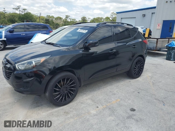 2010 Hyundai Tucson GLS with VIN KM8JU3AC2AU079129, listed as a Copart auction lot 54312875 with 116,659 mi miles and Salvage Title. Bid and sale history available at DreamBid. Image 1.