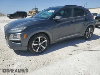 2018 Hyundai Kona Ultimate with VIN KM8K53A59JU105843, listed as a Copart auction lot 49783235 with 144,126 mi miles and Clean Title. Bid and sale history available at carsss.com. Image 1.