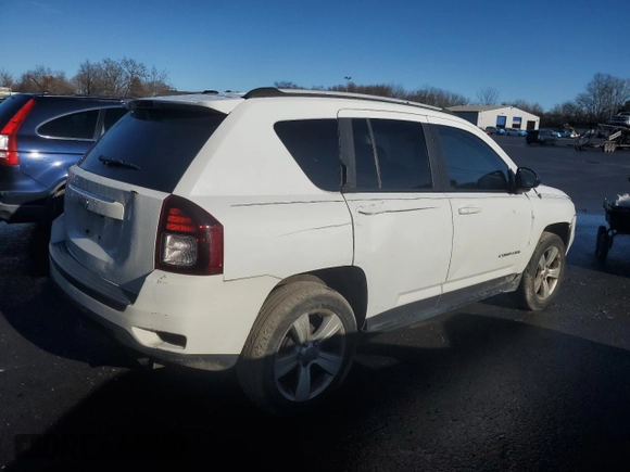 2017 Jeep Compass Sport SE with VIN 1C4NJCBA5HD124764, listed as a Copart auction lot 86616914 with 148,234 mi miles and Salvage title. Bid and sale history available at DreamBid. Image 3.
