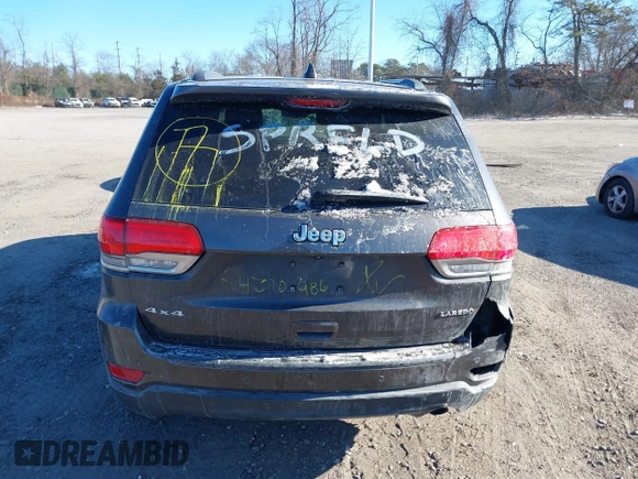 2017 Jeep Grand Cherokee Laredo with VIN 1C4RJFAG5HC633154, listed as a IAAI auction lot 41182059 with Not provided miles and . Bid and sale history available at DreamBid. Image 15.