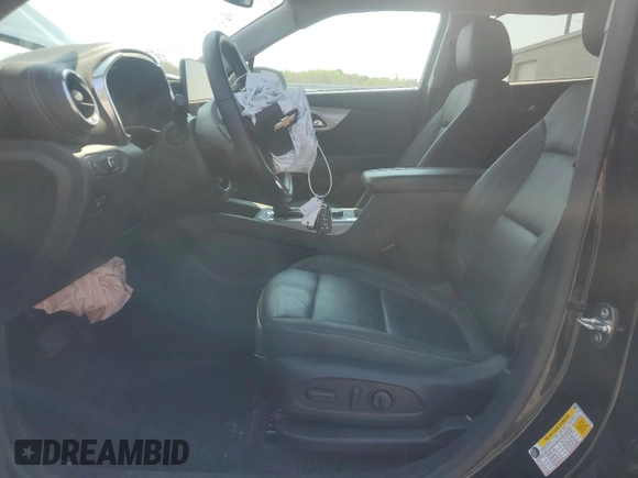 2023 Chevrolet Blazer LT with VIN 3GNKBJR47PS157100, listed as a Copart auction lot 52670025 with 9,637 mi miles and Salvage title. Bid and sale history available at DreamBid. Image 7.