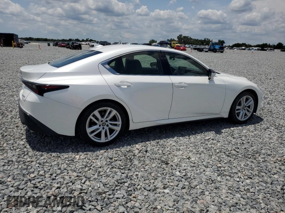 2021 Lexus IS 300 with VIN JTHCA1D21M5114771, listed as a Copart auction lot 56099775 with 47,640 mi miles and Non repairable. Bid and sale history available at DreamBid. Image 3.