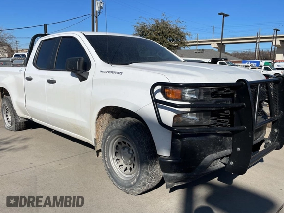2021 Chevrolet Silverado 1500 Work Truck with VIN 1GCRYAEF8MZ346611, listed as a Copart auction lot 42602635 with 103,148 mi miles and Clean Title. Bid and sale history available at DreamBid. Image 1.
