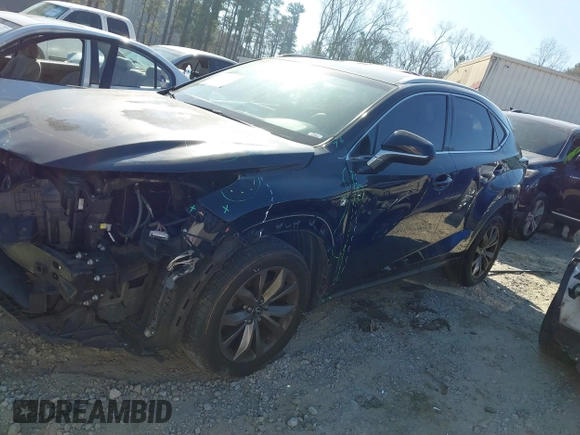 2018 Lexus NX with VIN JTJYARBZ1J2095980, listed as a IAAI auction lot 41638008 with 117,354 mi miles. Bid and sale history available at carsss.com. Image 2.