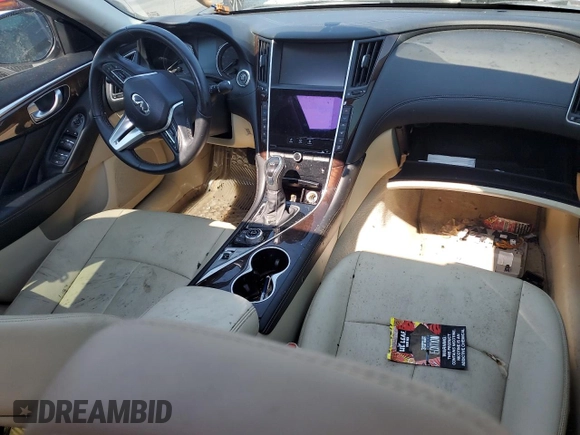 2018 Infiniti Q50 Luxe with VIN JN1EV7AP1JM351170, listed as a Copart auction lot 60412915 with 100,290 mi miles and Salvage title. Bid and sale history available at DreamBid. Image 8.