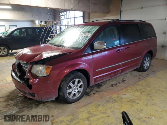 2010 Chrysler Town & Country Touring with VIN 2A4RR5DX8AR360359, listed as a Copart auction lot 42568235 with 0 mi miles and Clean Title. Bid and sale history available at carsss.com. Image 1.