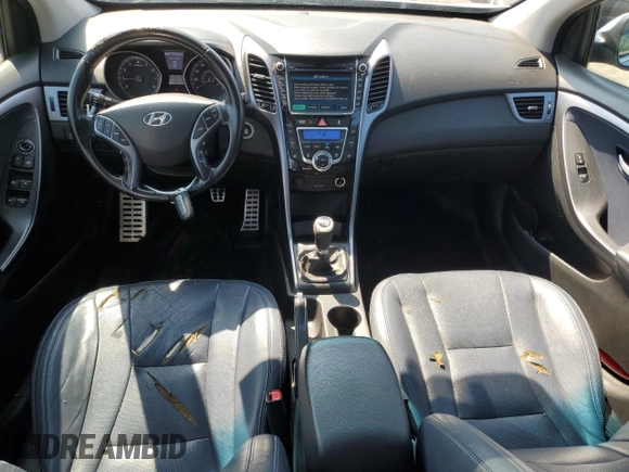2013 Hyundai Elantra GT with VIN KMHD35LEXDU047561, listed as a Copart auction lot 68284264 with 82,462 mi miles and Salvage Title. Bid and sale history available at carsss.com. Image 8.