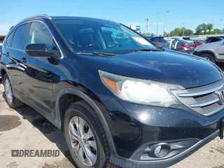 2013 Honda CR-V EX-L with VIN 2HKRM4H70DH627021, listed as a IAAI auction lot 42227967 with 113,441 mi miles and . Bid and sale history available at DreamBid. Image 1.