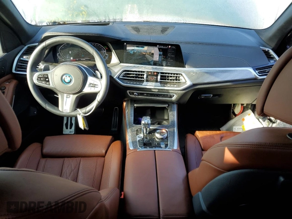2022 BMW X5 xDrive45e with VIN 5UXTA6C04N9J66273, listed as a Copart auction lot 69163062 with 7,464 mi miles. Bid and sale history available at carsss.com. Image 8.