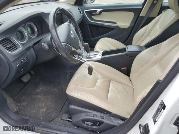 2012 Volvo S60 T5 with VIN YV1622FS2C2051804, listed as a Copart auction lot 53184505 with 0 mi miles and Clean Title. Bid and sale history available at carsss.com. Image 7.