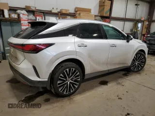 2023 Lexus RX with VIN 2T2BBMCA2PC014251, listed as a Copart auction lot 40668384 with 9,395 mi miles and Salvage Title. Bid and sale history available at carsss.com. Image 3.