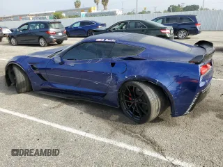 2017 Chevrolet Corvette Grand Sport 1LT with VIN 1G1YW2D74H5116961, listed as a Copart auction lot 52351333 with 0 mi miles. Bid and sale history available at carsss.com. Image 2.