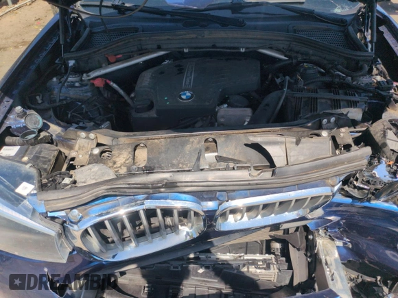 2017 BMW X3 sDrive28i with VIN 5UXWZ7C30H0V93495, listed as a Copart auction lot 52865645 with 64,102 mi miles and Salvage Title. Bid and sale history available at carsss.com. Image 12.