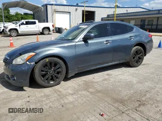 2012 Infiniti M z VIN JN1BY1AR2CM394024, wystawiony jako Copart lot #77409234 z przebiegiem 95 636 mil mil oraz Szkoda całkowita • Salvage title. Historia ofert i sprzedaży dostępna na DreamBid. Obrazek 1.