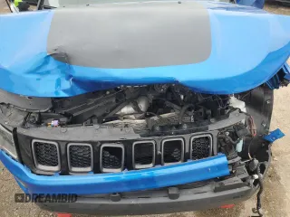 2018 Jeep Compass Trailhawk with VIN 3C4NJDDBXJT139496, listed as a Copart auction lot 57068265 with 105,809 mi miles and Salvage title. Bid and sale history available at DreamBid. Image 12.