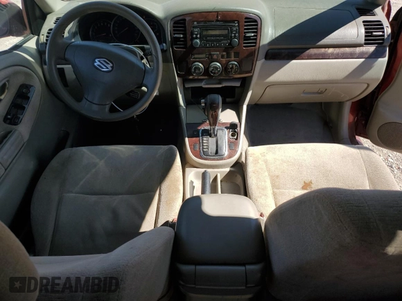 2004 Suzuki XL-7 LX with VIN JS3TY92VX44107527, listed as a Copart auction lot 47989555 with 160,769 mi miles and Salvage Title. Bid and sale history available at carsss.com. Image 8.