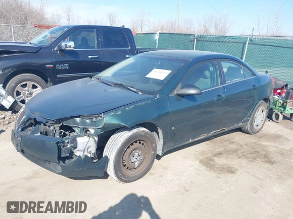 2007 Pontiac G6 1SV Value Leader with VIN 1G2ZF58B274261341, listed as a IAAI auction lot 41704035 with 196,225 mi miles. Bid and sale history available at carsss.com. Image 2.
