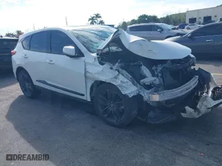 2019 Acura RDX w/A-Spec Pkg with VIN 5J8TC1H66KL021554, listed as a IAAI auction lot 41677107 with 78,474 mi miles. Bid and sale history available at carsss.com. Image 1.