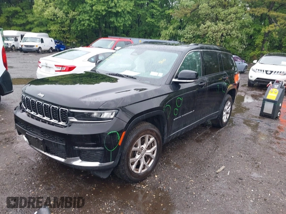 2021 Jeep Grand Cherokee Limited with VIN 1C4RJKBG1M8137417, listed as a IAAI auction lot 42302577 with 54,831 mi miles and . Bid and sale history available at DreamBid. Image 18.