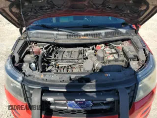 2016 Ford Utility Police Interceptor with VIN 1FM5K8AR9GGB55543, listed as a Copart auction lot 72181274 with 67,539 mi miles and Salvage Title. Bid and sale history available at carsss.com. Image 12.