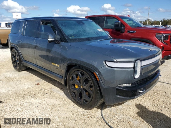 2024 Rivian R1S Adventure with VIN 7PDSGABA4RN031387, listed as a Copart auction lot 75098504 with Not Provided miles and Salvage Title. Bid and sale history available at carsss.com. Image 4.