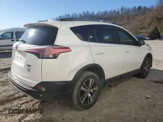 2018 Toyota RAV4 XLE with VIN JTMRFREV7JJ741076, listed as a Copart auction lot 45454135 with 128,402 mi miles and Salvage Title. Bid and sale history available at carsss.com. Image 3.