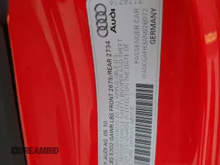 2010 Audi S5 Premium Plus z VIN WAUCGAFH3AN026072, wystawiony jako Copart lot #73323014 z przebiegiem 122 438 mil mil oraz Szkody całkowita. Historia ofert i sprzedaży dostępna na DreamBid. Obrazek 12.