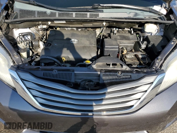 2012 Toyota Sienna XLE AAS with VIN 5TDYK3DC1CS279575, listed as a Copart auction lot 60350235 with 275,287 mi miles and Salvage title. Bid and sale history available at DreamBid. Image 12.