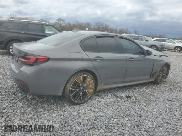 2022 BMW 5 Series 530i с VIN WBA53BH01NCJ56449, выставлен на аукционе Copart как лот 46634985 с пробегом Не указан миль и Списание • Salvage title. История ставок и продаж доступна на DreamBid. Изображение 3.