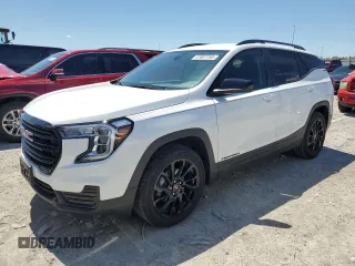 2024 GMC Terrain SLE with VIN 3GKALMEG1RL155895, listed as a Copart auction lot 57607755 with 9,878 mi miles and Salvage title. Bid and sale history available at DreamBid. Image 1.