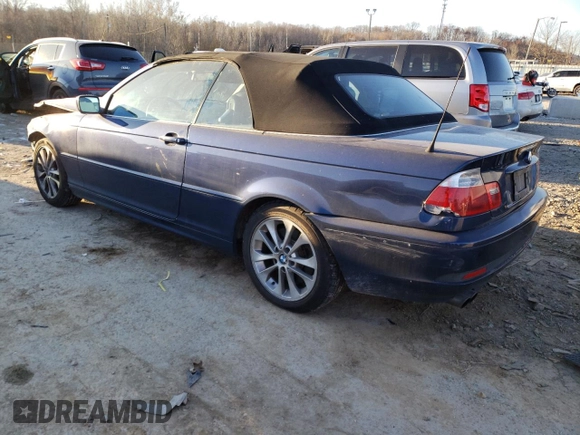 2005 BMW 3 Series 330Ci with VIN WBABW53415PL51093, listed as a Copart auction lot 83317944 with 137,949 mi miles and Non Repairable. Bid and sale history available at carsss.com. Image 2.