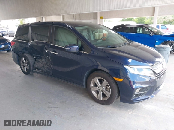 2018 Honda Odyssey EX with VIN 5FNRL6H56JB070610, listed as a IAAI auction lot 42569647 with 78,554 mi miles and . Bid and sale history available at DreamBid. Image 1.