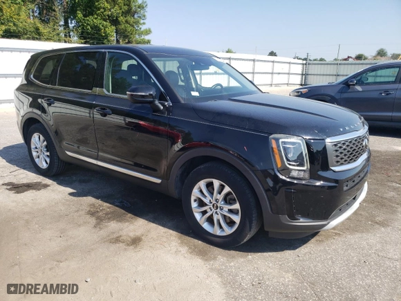 2020 Kia Telluride LX with VIN 5XYP24HC2LG015046, listed as a Copart auction lot 74805804 with 53,192 mi miles and Salvage Title. Bid and sale history available at carsss.com. Image 4.