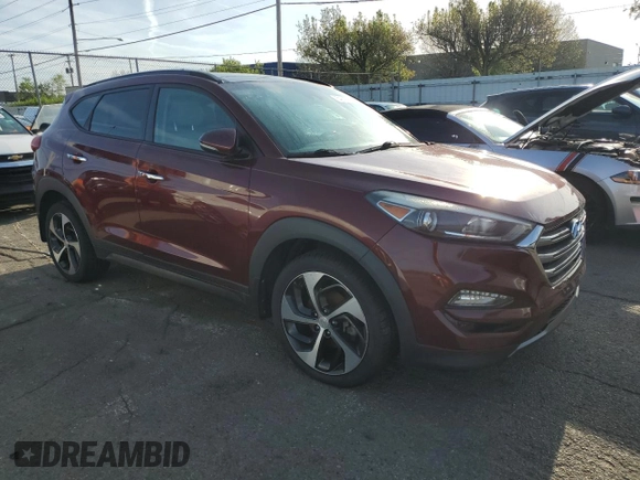 2016 Hyundai Tucson Sport with VIN KM8J33A29GU040122, listed as a Copart auction lot 54015585 with 154,276 mi miles and Clean Title. Bid and sale history available at carsss.com. Image 4.