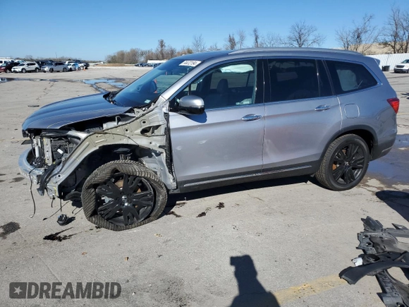 2019 Honda Pilot Elite with VIN 5FNYF6H0XKB059988, listed as a Copart auction lot 74472194 with 63,742 mi miles and Salvage title. Bid and sale history available at DreamBid. Image 1.