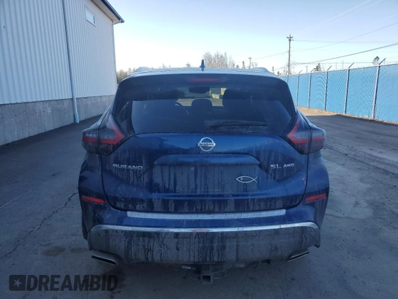 2022 Nissan Murano SL z VIN 5N1AZ2CS0NC119008, wystawiony jako Copart lot #52104105 z przebiegiem 51 651 mil mil oraz Szkoda całkowita • Salvage title. Historia ofert i sprzedaży dostępna na DreamBid. Obrazek 6.