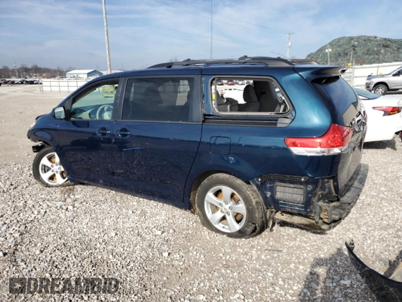 2012 Toyota Sienna LE AAS with VIN 5TDKK3DC1CS222623, listed as a Copart auction lot 44510455 with 164,491 mi miles and Salvage Title. Bid and sale history available at carsss.com. Image 2.