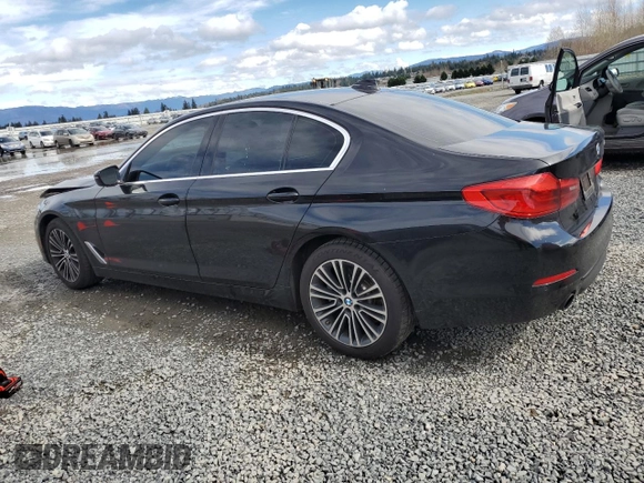 2019 BMW 5 Series 530i with VIN WBAJA5C50KBX49102, listed as a Copart auction lot 50745595 with 80,410 mi miles and Salvage Title. Bid and sale history available at carsss.com. Image 2.
