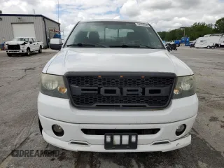 2008 Ford F-150 XL with VIN 1FTPX12V38KC55492, listed as a Copart auction lot 58162545 with 197,589 mi miles and Salvage title. Bid and sale history available at DreamBid. Image 5.