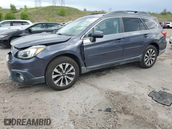 2017 Subaru Outback Limited with VIN 4S4BSANC7H3259392, listed as a Copart auction lot 59525505 with 93,210 mi miles and Salvage title. Bid and sale history available at DreamBid. Image 1.