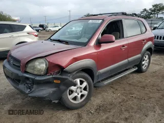 2005 Hyundai Tucson GLS with VIN KM8JN12D05U129525, listed as a Copart auction lot 79690934 with 169,061 mi miles and Salvage Title. Bid and sale history available at carsss.com. Image 1.