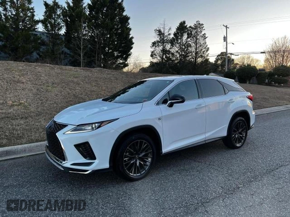 2020 Lexus RX 350 F Sport with VIN 2T2SZMDA1LC238387, listed as a Copart auction lot 50836324 with 18,574 mi miles and . Bid and sale history available at DreamBid. Image 2.