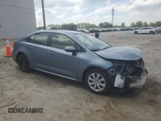 2020 Toyota Corolla LE with VIN JTDEPRAEXLJ059829, listed as a Copart auction lot 53912185 with 50,790 mi miles and Salvage Title. Bid and sale history available at DreamBid. Image 4.
