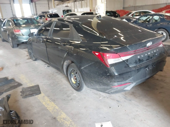 2021 Hyundai Elantra SEL with VIN KMHLM4AG9MU140904, listed as a IAAI auction lot 41742936 with 89,401 mi miles. Bid and sale history available at carsss.com. Image 3.