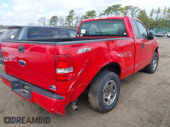 2005 Ford F-150 XL with VIN 1FTRF12W65KC68608, listed as a IAAI auction lot 41917430 with Not provided miles and . Bid and sale history available at DreamBid. Image 4.