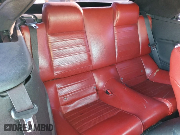 2006 Ford Mustang Standard with VIN 1ZVFT84N565105356, listed as a Copart auction lot 46710375 with 206,472 mi miles and Salvage Title. Bid and sale history available at carsss.com. Image 10.