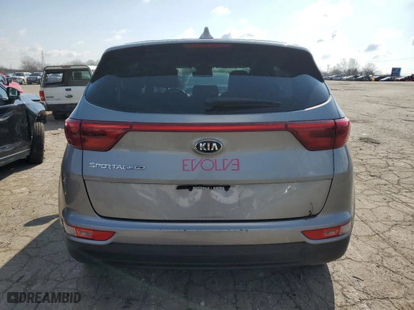 2019 Kia Sportage LX with VIN KNDPM3AC5K7623850, listed as a Copart auction lot 52677675 with 74,812 mi miles and Clean Title. Bid and sale history available at carsss.com. Image 6.