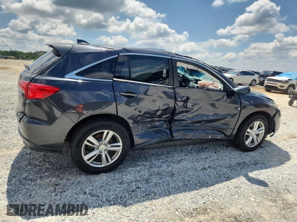 2015 Acura RDX Technology with VIN 5J8TB3H58FL002757, listed as a Copart auction lot 59562495 with Not provided miles and Salvage title. Bid and sale history available at DreamBid. Image 3.